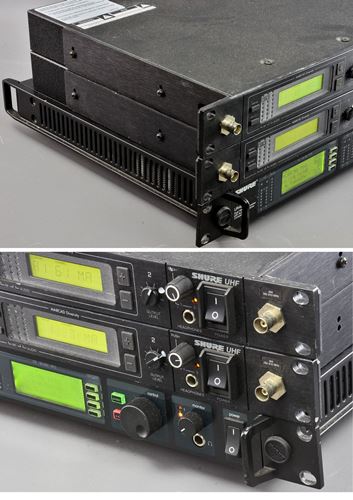 Shure-UR4D, 2x U4D-MA, 11x UR1 (Genesis)